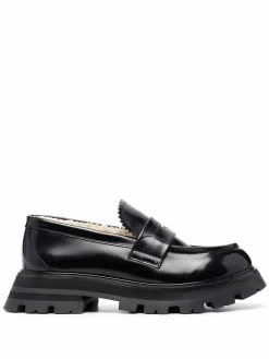 Alexander McQueen lug sole loafers