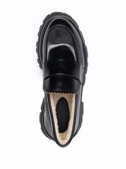 Alexander McQueen lug sole loafers