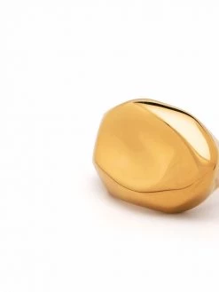 Alexander McQueen Molten chunky ring