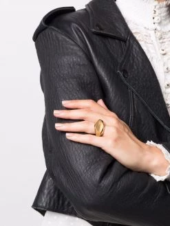 Alexander McQueen Molten chunky ring