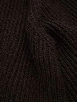 Alexander McQueen peplum hem ribbed-knit dress