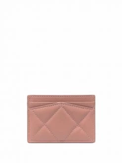 Alexander McQueen quilted leather cardholder