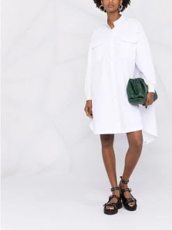 Alexander McQueen button-up mini shirt dress