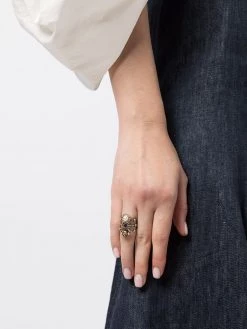 Alexander McQueen crystal spider ring