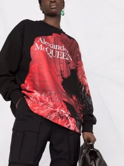 Alexander McQueen graphic-print sweatshirt
