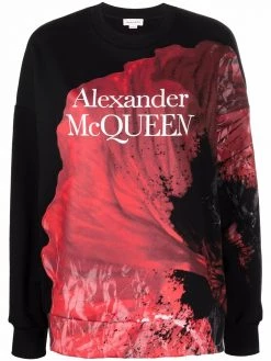 Alexander McQueen graphic-print sweatshirt
