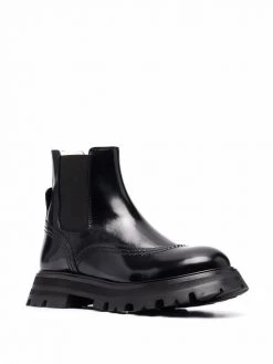 Alexander McQueen shearling-lining ankle boots