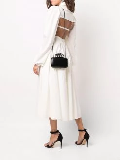 Alexander McQueen Skull Four-Ring clutch bag
