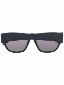Alexander McQueen square-frame logo-print sunglasses