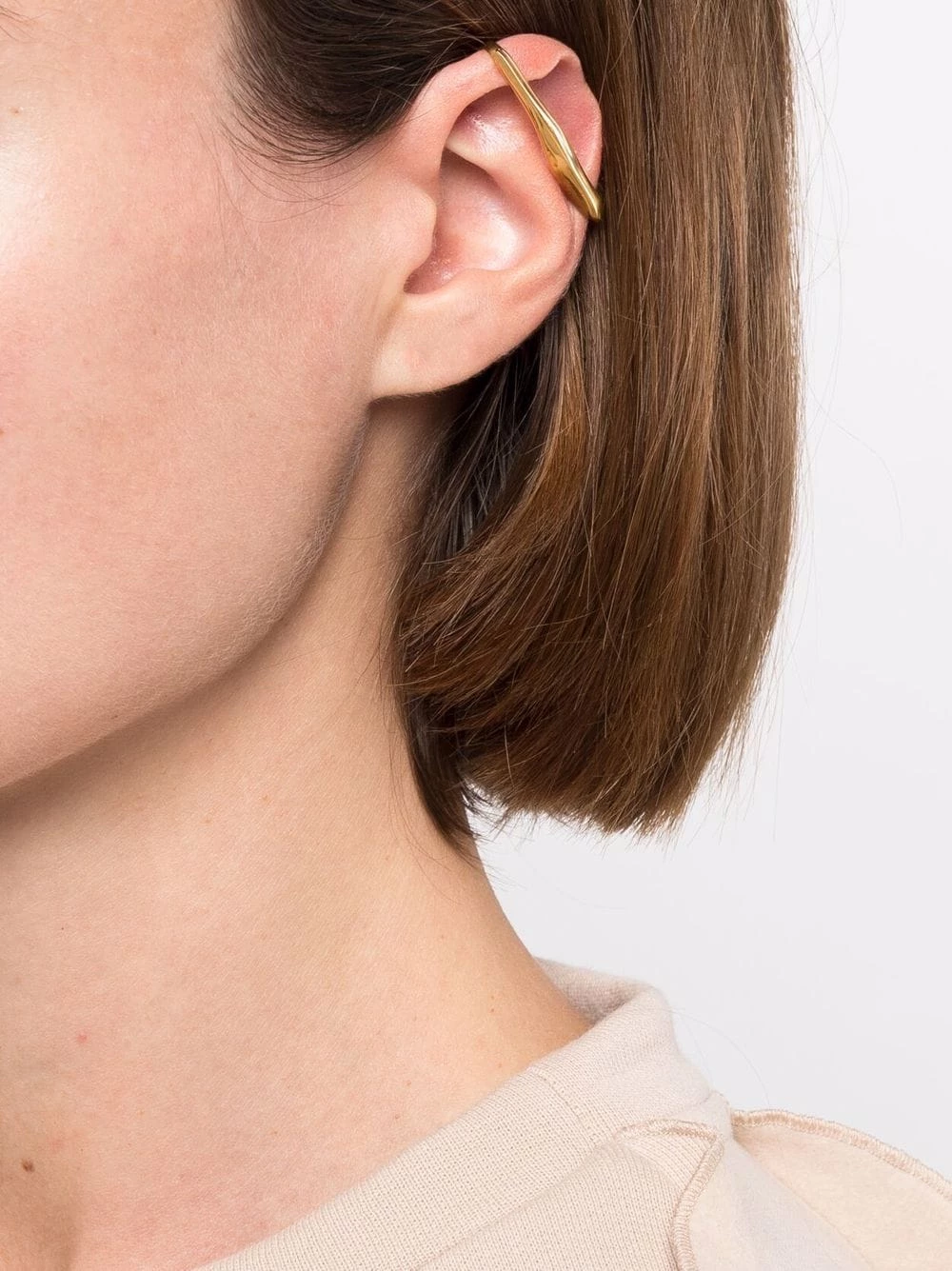 Outlet π₯° Alexander McQueen Asymmetric ear cuff β 2 Alexander McQueen asymmetric ear cuff
