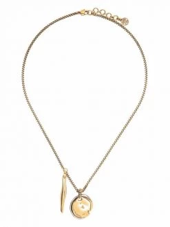 Alexander McQueen medium Molten double-pendant princess necklace