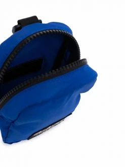 Alexander McQueen logo-patch mini pouch