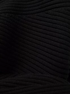 Alexander McQueen ribbed mid-length wool dress