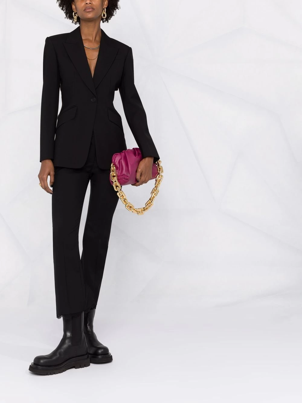 Cheap π₯° Alexander McQueen Lace trim tailored cropped trousers π 2 Alexander McQueen lace-trim tailored cropped trousers