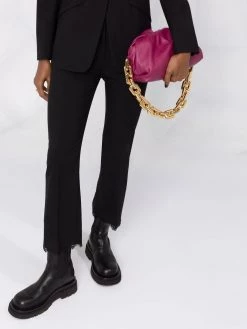 Cheap π₯° Alexander McQueen Lace trim tailored cropped trousers π 12 Alexander McQueen lace-trim tailored cropped trousers