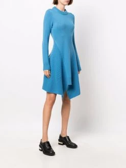 Budget ✨ Alexander McQueen Curved hem cashmere knitted 👗 dress 🤩 9 Alexander McQueen curved-hem cashmere knitted dress