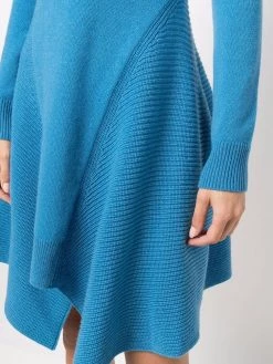 Budget ✨ Alexander McQueen Curved hem cashmere knitted 👗 dress 🤩 11 Alexander McQueen curved-hem cashmere knitted dress