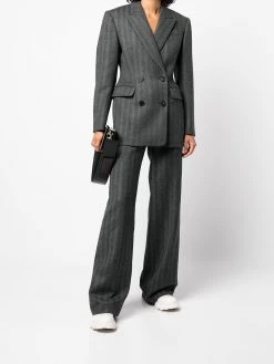 Alexander McQueen wide-leg wool trousers