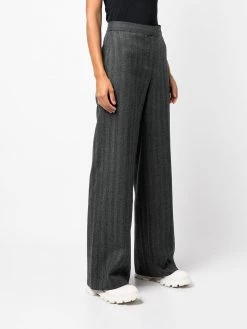Alexander McQueen wide-leg wool trousers