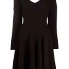 Alexander McQueen knitted flared dress