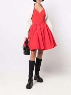 Alexander McQueen ribbed cashmere bolero