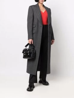 Alexander McQueen V-neck ribbed-knit jumper