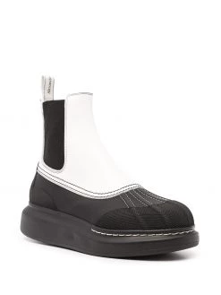 Alexander McQueen Hybrid Duck two-toned boots