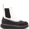Alexander McQueen Hybrid Duck two-toned boots