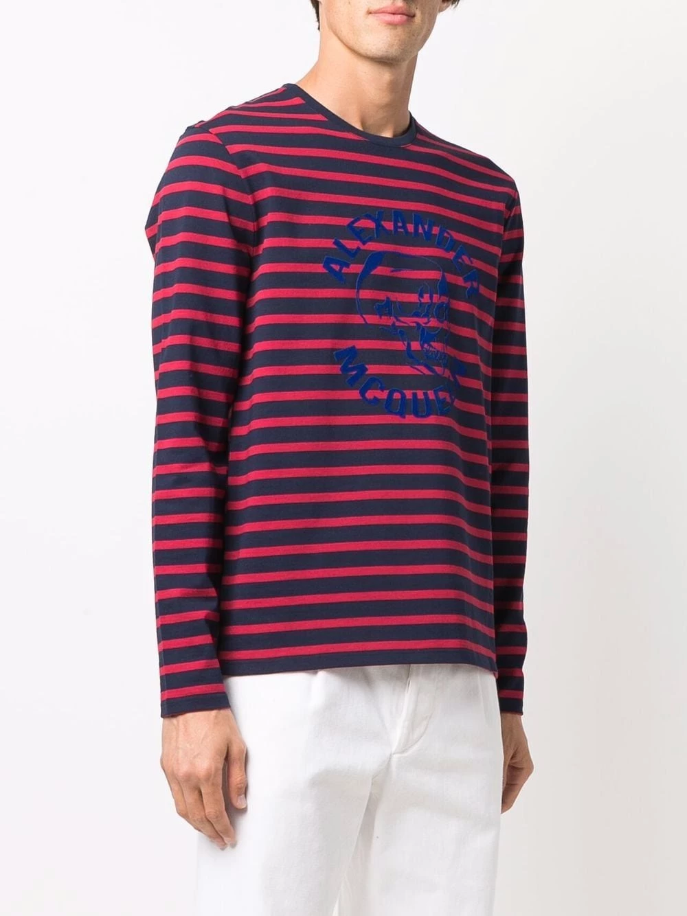 Budget ๐ Alexander McQueen Striped long sleeve T ๐ shirt โ 3 Alexander McQueen striped long sleeve T-shirt