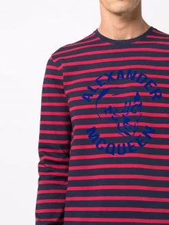 Budget ๐ Alexander McQueen Striped long sleeve T ๐ shirt โ 9 Alexander McQueen striped long sleeve T-shirt