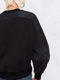 Alexander McQueen panelled crew-neck sweatshirt