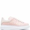 Alexander McQueen crocodile-embossed leather sneakers