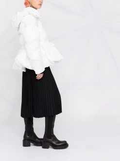 Alexander McQueen drawstring-waist padded jacket