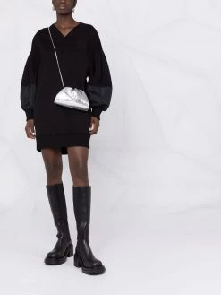 Alexander McQueen V-neck sweater dress