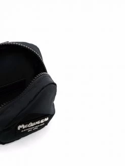 Alexander McQueen small logo-patch wallet