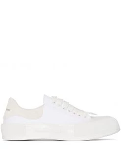 Alexander McQueen Deck Plimsoll lace-up sneakers