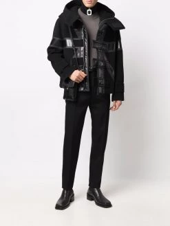 Alexander McQueen high-waisted slim-fit trousers