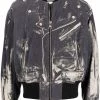 Alexander McQueen zipped bomber jacket