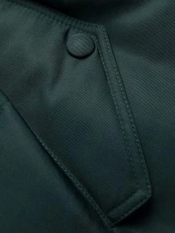 Alexander McQueen logo-embroidered padded coat