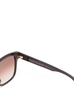 Alexander McQueen square graffiti sunglasses