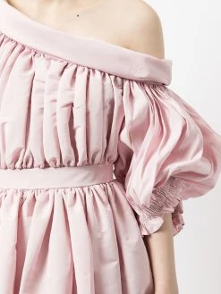 Alexander McQueen off-shoulder puff sleeve dress