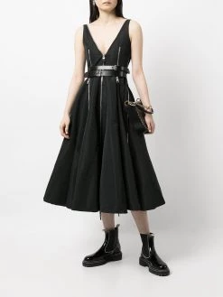 Alexander McQueen zipped A-line dress