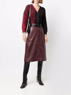 Alexander McQueen zipped-up V-neck sweater