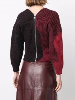 Alexander McQueen zipped-up V-neck sweater