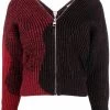 Alexander McQueen zipped-up V-neck sweater