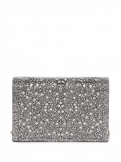 Alexander McQueen skull stud crystal-embellished shoulder bag