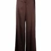 Alexander McQueen satin-effect trousers