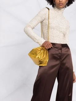 Alexander McQueen satin-effect trousers