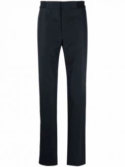 Alexander McQueen graffiti logo straight leg trousers