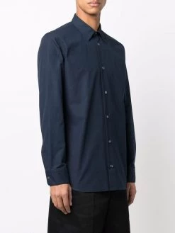 Alexander McQueen logo-print long-sleeve shirt